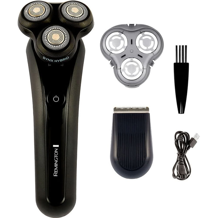 Aparat de ras REMINGTON Limitless X5 XR1755, autonomie 50 min, 3 elemente de taiere, negru WALTI