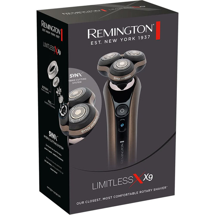 Aparat de ras REMINGTON Limitless X9 XR1795, acumulator, 60 min autonomie, maro - WALTI WALTI