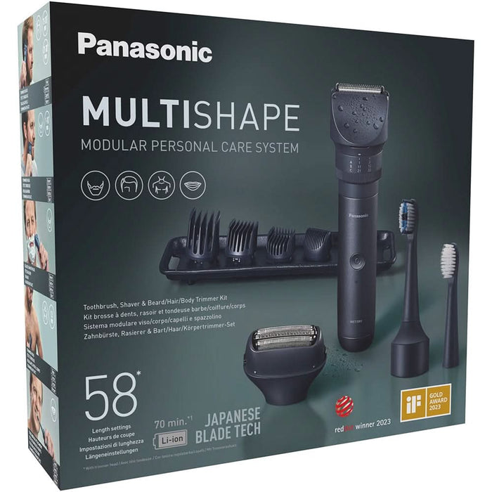Aparat de tuns multifunctional PANASONIC Xshape Travel, acumulator, 70 min autonomie, negru WALTI