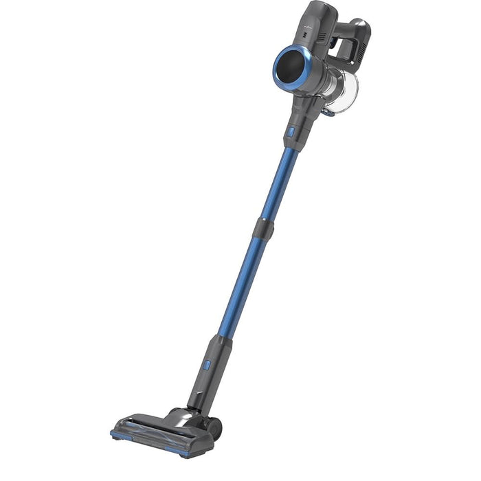 Aspirator vertical MYRIA MY4572, 0.7l, 25.9V, autonomie max 40 min, 2 acumulatori, albastru-gri inchis WALTI