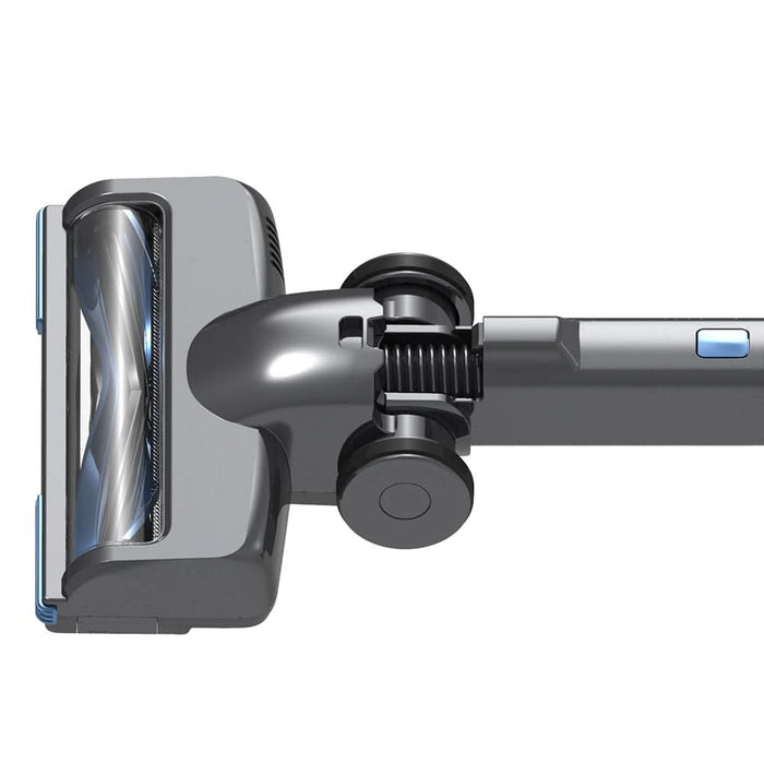 Aspirator vertical MYRIA MY4572, 0.7l, 25.9V, autonomie max 40 min, 2 acumulatori, albastru-gri inchis WALTI