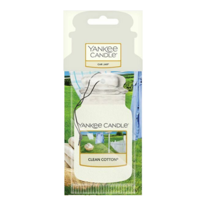 YANKEE CANDLE Odorizant auto Clean Cotton, 1 buc WALTI