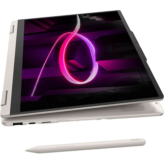 Laptop 2 in 1 LENOVO Yoga 7 14AGP11, AMD Ryzen AI 7 445 pana la 4.6GHz, 14" WUXGA Touch, 24GB, 1TB, AMD Radeon 840M, Free Dos, Seashell WALTI
