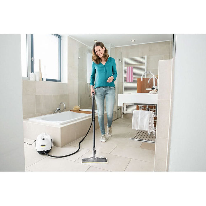 Aparat de curatat cu abur KARCHER SC 3 Easyfix + Window Nozzle 15136640, 1l, 1900W, alb-negru WALTI