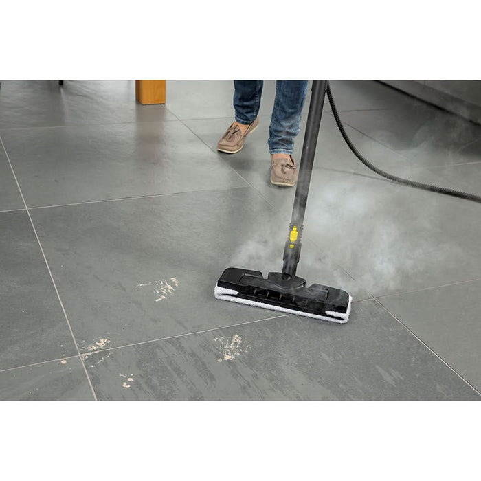 Aparat de curatat cu abur KARCHER SC 3 Easyfix + Window Nozzle 15136640, 1l, 1900W, alb-negru WALTI