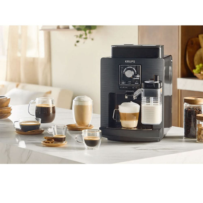 Espressor automat KRUPS Intensity Milk EA5028E0, 1.7l, 1450W, 15 bar, negru WALTI
