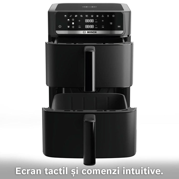 Friteuza cu aer cald dubla BOSCH Seria 6 MAFD661B4, 12l, 2800W, negru - WALTI WALTI