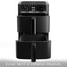 Friteuza cu aer cald dubla BOSCH Seria 6 MAFD661B4, 12l, 2800W, negru - WALTI WALTI
