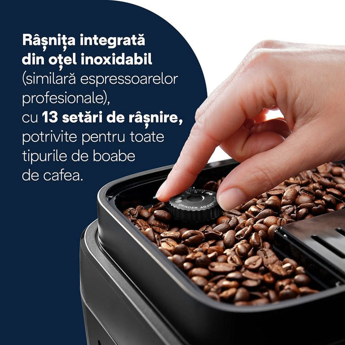 Espressor automat DELONGHI Magnifica Evo ECAM290.61.B, 1.8l, 1450W, 15 bar, negru WALTI