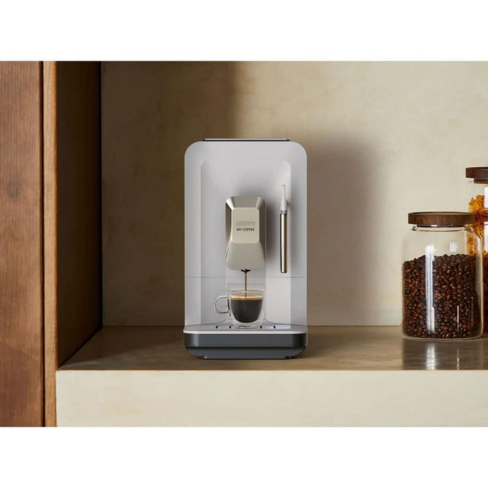 Espressor automat KRUPS My Coffee+ EA201BE0, 1.5l, 1700W, 15 bar, gri deschis WALTI