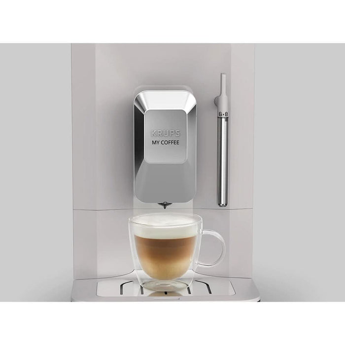 Espressor automat KRUPS My Coffee+ EA201BE0, 1.5l, 1700W, 15 bar, gri deschis WALTI