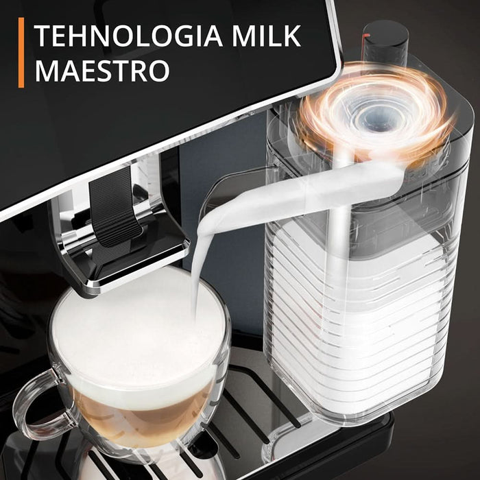 Espressor automat KRUPS Sensation Milk EA912B10, 1.7l, 1450W, 15 bar, negru WALTI