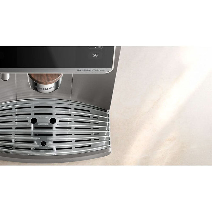 Espressor automat PHILIPS Cafe Aromis Seria 8000 EP8757/92, 1.9l, 1500W, 15 bar, argintiu inchis WALTI