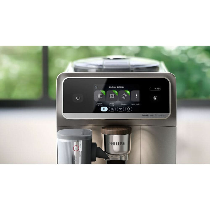 Espressor automat PHILIPS Cafe Aromis Seria 8000 EP8757/92, 1.9l, 1500W, 15 bar, argintiu inchis WALTI
