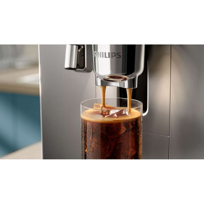 Espressor automat PHILIPS Cafe Aromis Seria 8000 EP8757/92, 1.9l, 1500W, 15 bar, argintiu inchis WALTI