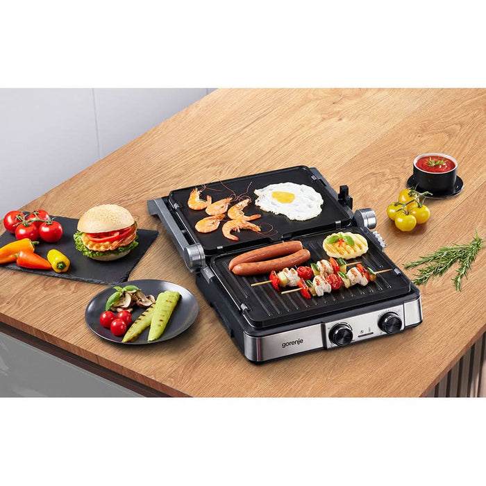 Gratar electric GORENJE GCG2000MT, 2000W, argintiu-negru WALTI