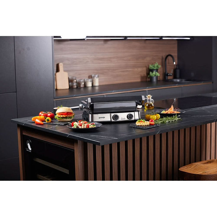 Gratar electric GORENJE GCG2000MT, 2000W, argintiu-negru WALTI