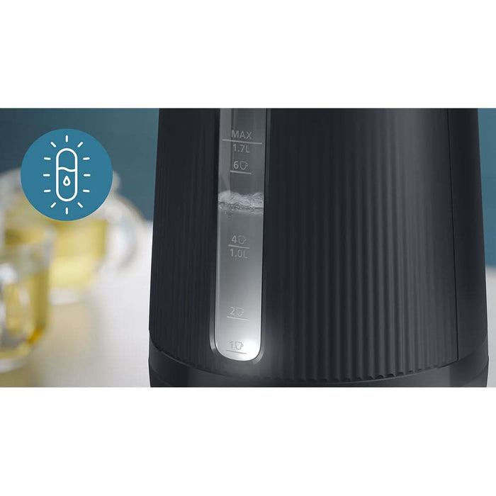 Fierbator apa PHILIPS Seria 3000 HD9411/90, 1.7l, 2200W, negru WALTI