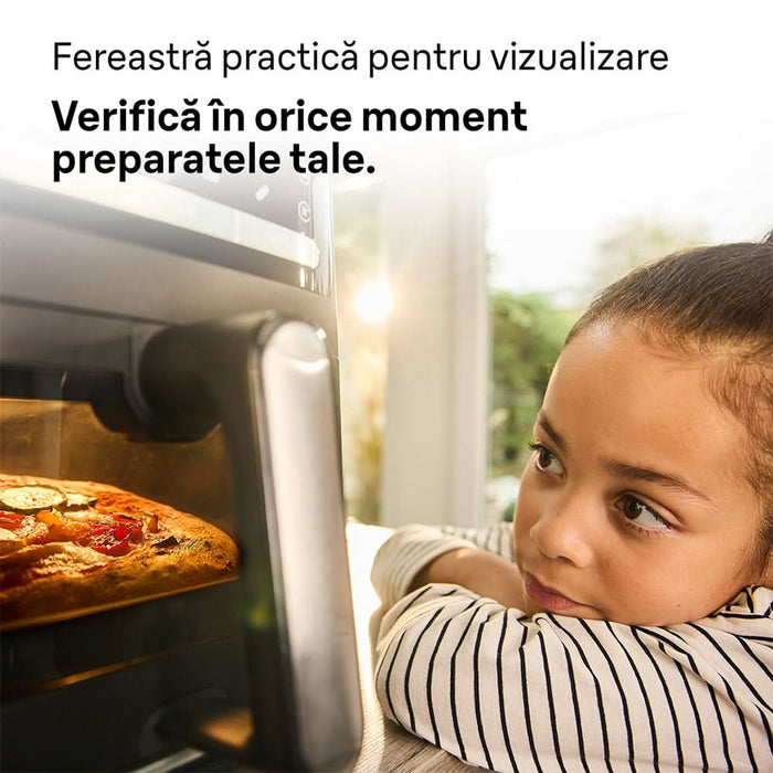 Friteuza cu aer cald BRAUN MultiFry 5 HF5075, 6l, 1.6kg, 2400W, negru-argintiu WALTI