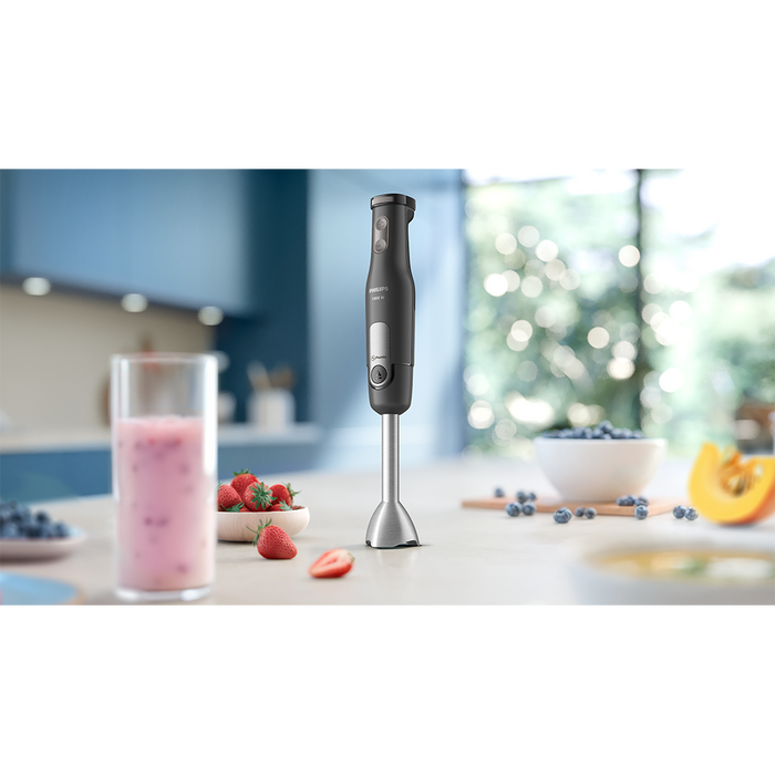 Mixer vertical PHILIPS Seria 3000 HR2561/00, 1000W, 4 trepte viteza, negru - WALTI WALTI