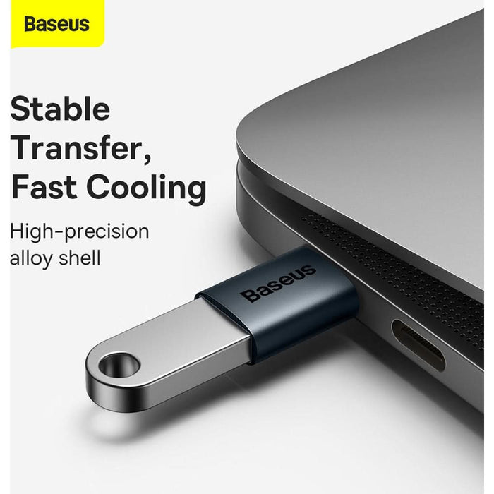 Adaptor USB-C - USB-A 3.1 Gen 1 BASEUS Mini OTG, negru WALTI