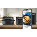 Friteuza cu aer cald dubla BOSCH Seria 4 MAFD440B1, 9l, 2500W, negru-argintiu - WALTI WALTI