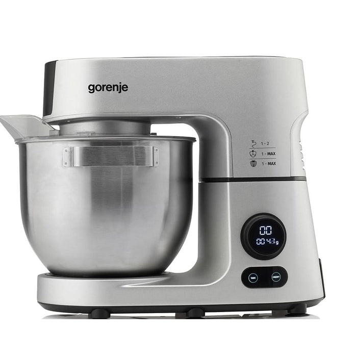 Robot de bucatarie GORENJE MMC1500SCX, vas 7l, blender 1.5l, 1500W, 12 trepte viteza, negru-argintiu WALTI