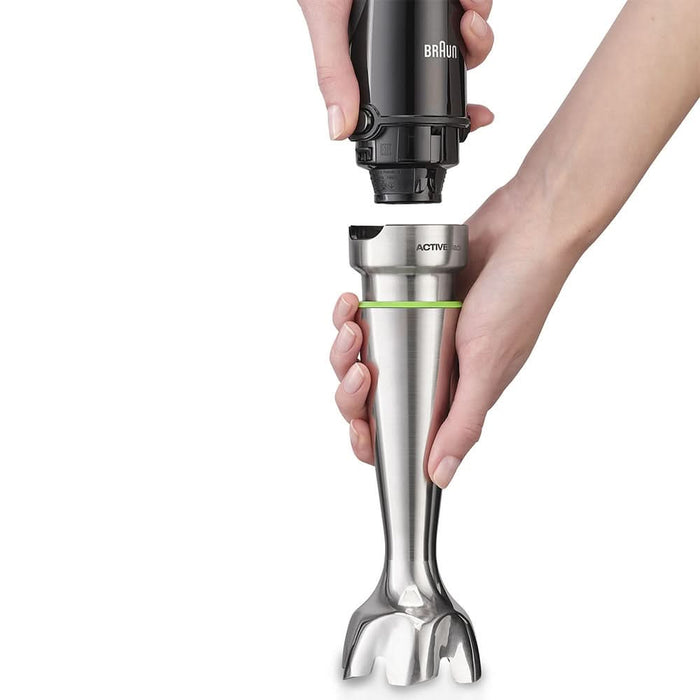 Mixer vertical BRAUN Multiquick MQ7025X, 0.6l, 1000W, viteza variabila, argintiu-negru WALTI