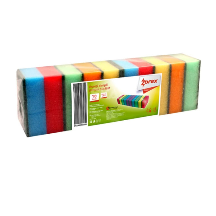 zorex Bureți de vase colorați, 10 buc - WALTI WALTI
