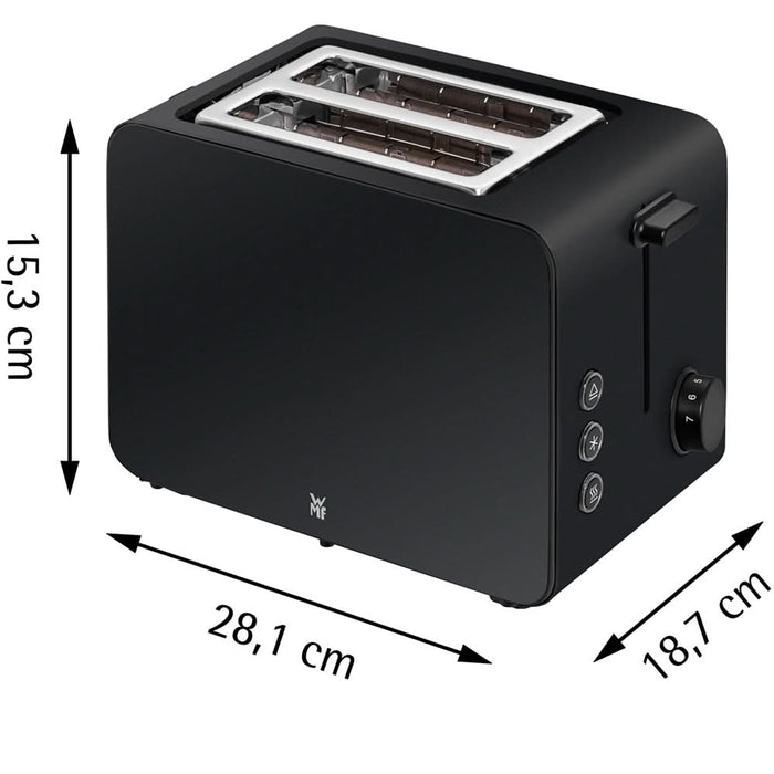 Prajitor de paine WMF Stelio 414210071, 2 felii, 1050W, negru - WALTI WALTI