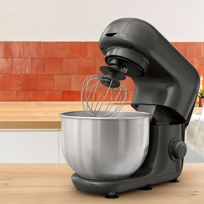 Robot de bucatarie TEFAL Bake Essential QB161H38, vas 4.8l, 800W, 6 trepte viteza, negru WALTI