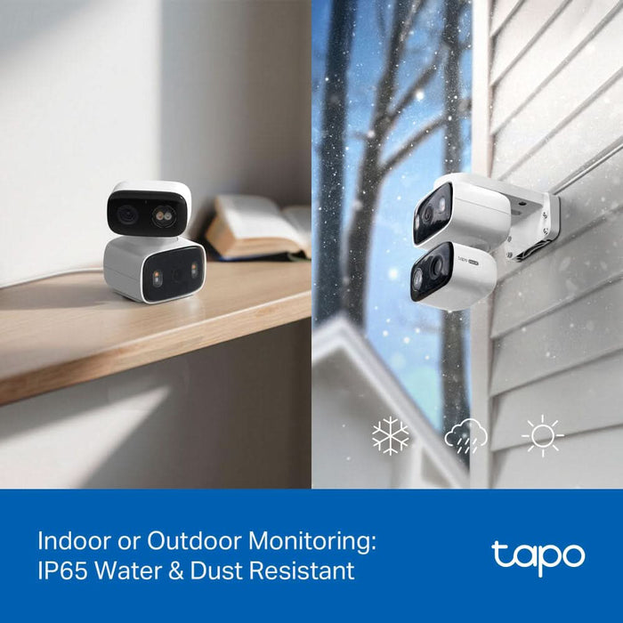 Camera IP Wireless Duala Tapo C246D, 6MP, IR, Night Vision, alb WALTI
