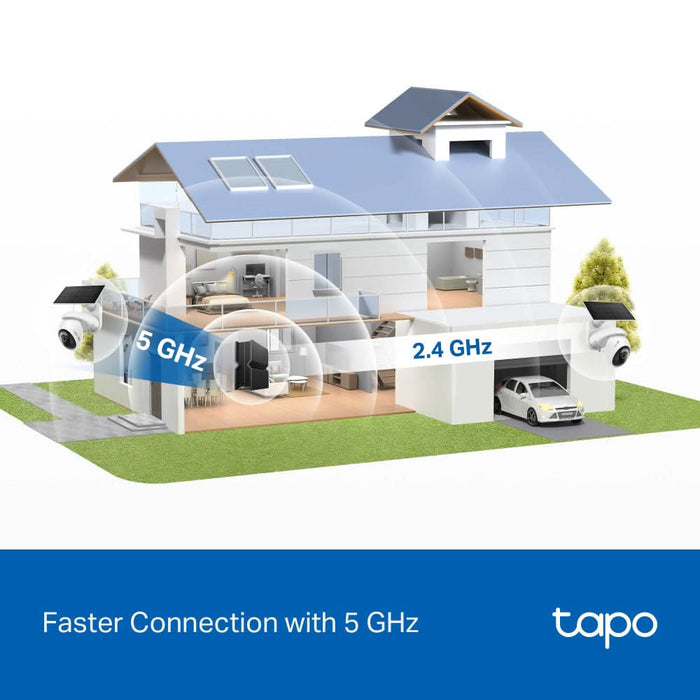 Kit camera IP Wireless exterior TP-LINK Tapo C660, 8MP, 2160 p, IP66, IR, Night Vision, alb WALTI