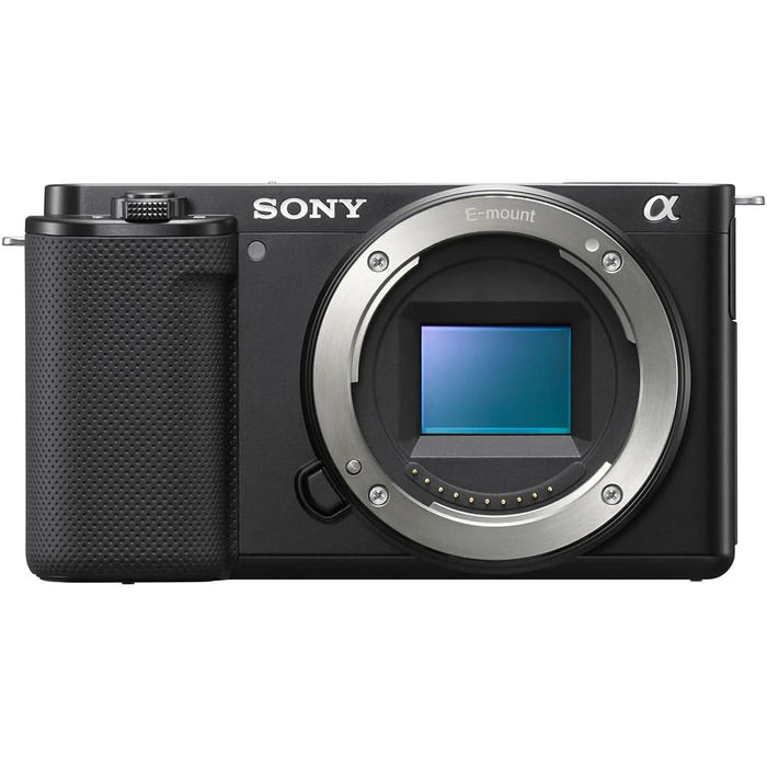 Aparat foto Mirrorless SONY Alpha ZV-E10, 24.2MP, 4K, negru + Obiectiv 16-50mm MK2 WALTI