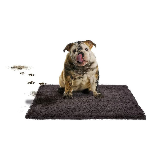 Duvoplus Covoraș pentru bol „MagicClean”, 90x65 cm, gri închis - WALTI WALTI
