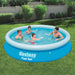 Bestway Piscină gonflabilă Fast Set, 366 x 76 cm, rotundă, 57273 - WALTI