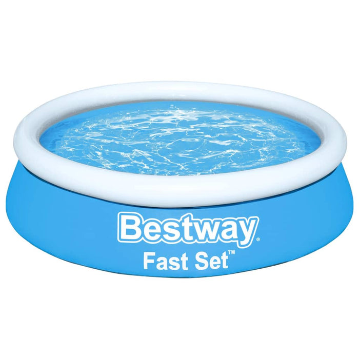 Bestway Piscina gonflabilă Fast Set, albastru, 183x51 cm, rotundă - WALTI