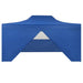 Foldable Tent Pop-Up with 4 Side Walls 3x4,5 m Blue - WALTI WALTI