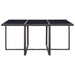 Set mobilier de exterior cu perne, 11 piese, maro, poliratan - WALTI WALTI