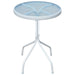 Set mobilier bistro, 3 piese, negru, oțel - WALTI WALTI