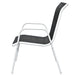Set mobilier bistro, 3 piese, negru, oțel - WALTI WALTI