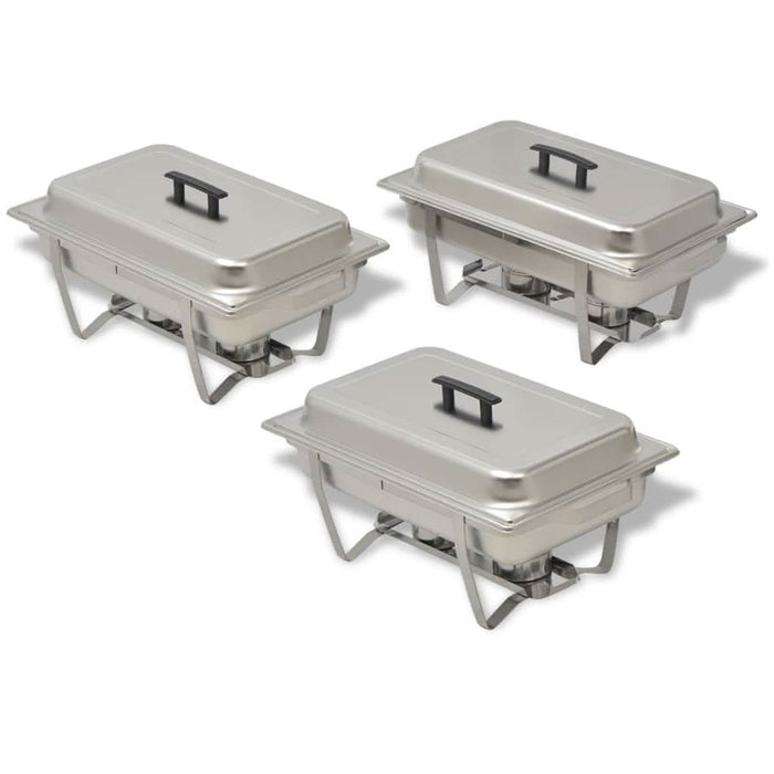 Set vase încălzire mâncare, 3 piese, oțel inoxidabil - WALTI WALTI