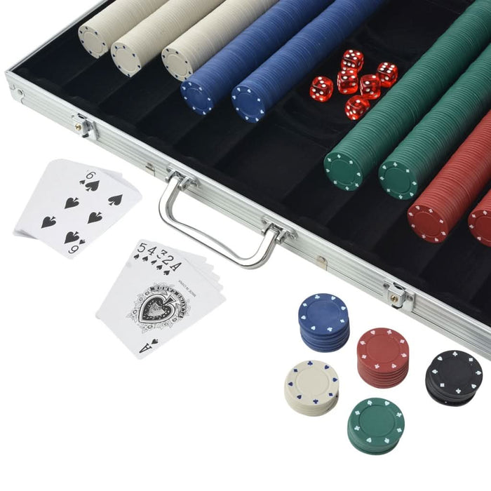 Set de poker cu 1000 de jetoane din aluminiu - WALTI WALTI