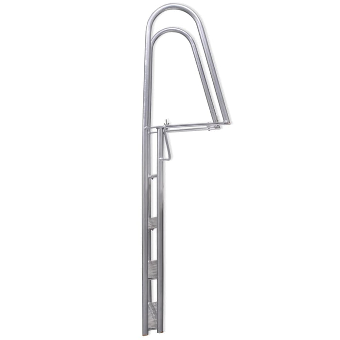 Scară amdocare/piscină cu 4 trepte, aluminiu, 167 cm - WALTI WALTI
