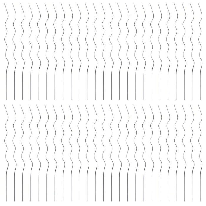 Spirale pentru suport plante, 50 buc, 110 cm, oțel galvanizat - WALTI WALTI