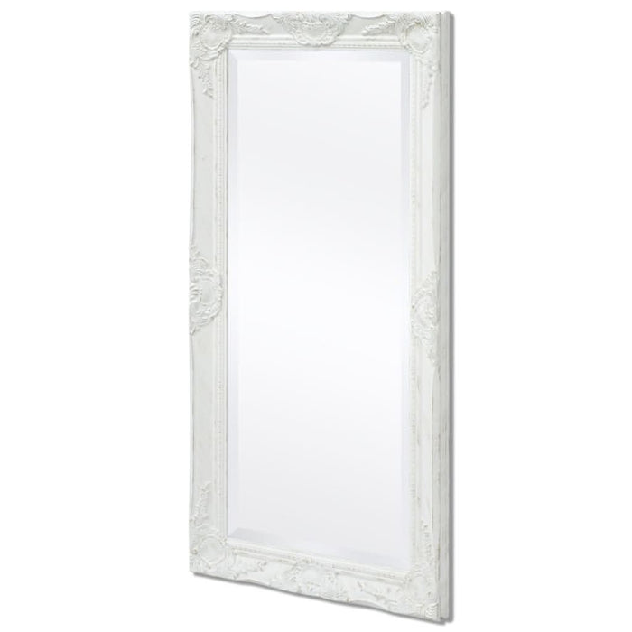 Oglindă verticală în stil baroc, 100 x 50 cm, alb - WALTI WALTI