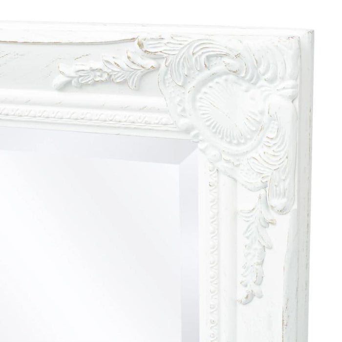 Oglindă verticală în stil baroc, 100 x 50 cm, alb - WALTI WALTI