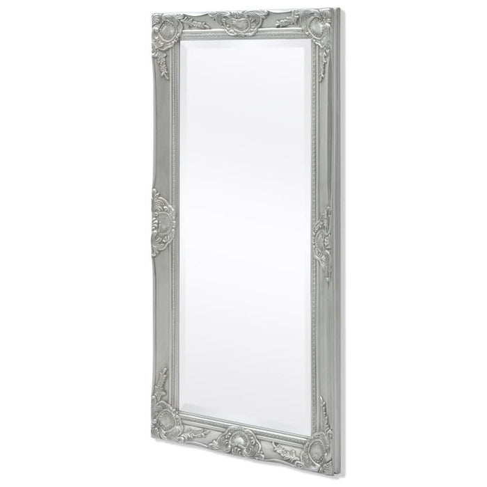 Oglindă verticală în stil baroc, 100 x 50 cm, argintiu - WALTI WALTI