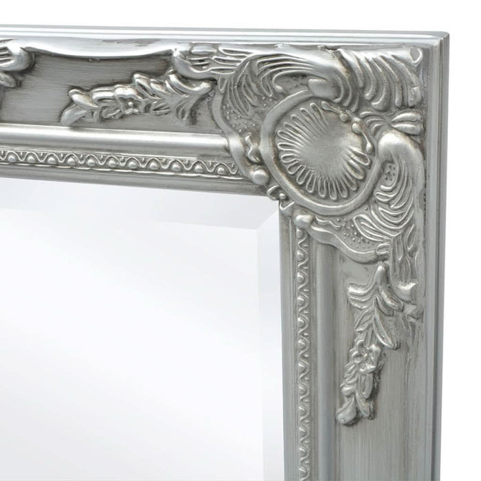 Oglindă verticală în stil baroc, 100 x 50 cm, argintiu - WALTI WALTI