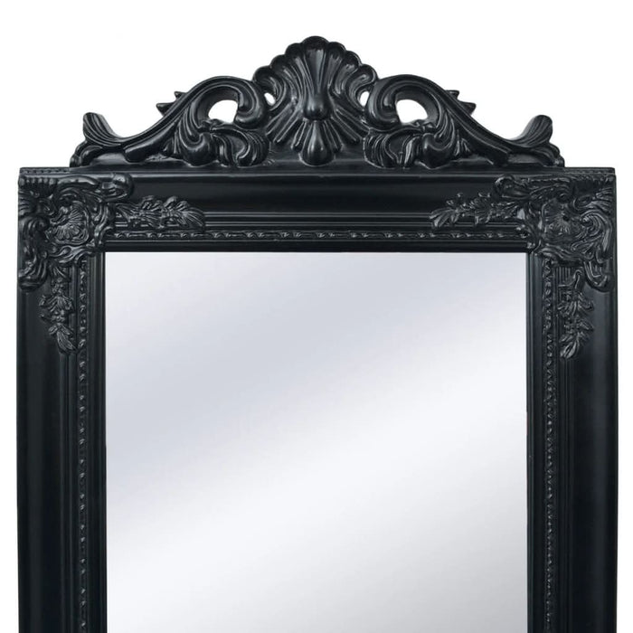 Oglindă verticală în stil baroc 160 x 40 cm negru - WALTI WALTI